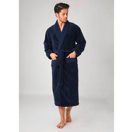 Халат NUSA мужской ns 20665 lacivert (2xl), Цвет: синий, Размер: 2XL
