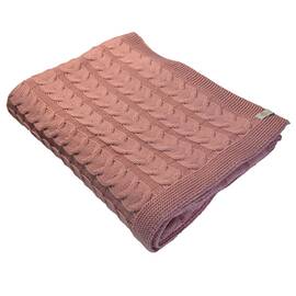 Плед 140х180 Глорія Коси Попіл рози Прованс (014493), Основний колір: рожевий, Розмір: 140x180