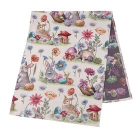 Наперон гобеленовий 45х140 (EDEN1017-45) LiMaSo, Тип: доріжки (раннери), Основний колір: коричневий, Форма скатертини: прямокутна, Розмір: 45x140