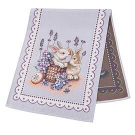 Наперон гобеленовий 37х100 (RUNNER1018-37) LiMaSo, Тип: доріжки (раннери), Основний колір: бузковий, Форма скатертини: прямокутна, Розмір: 37x100