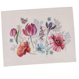 Серветка-підкладка під тарілку гобеленова 37х49 (RUNNER1002-49) LiMaSo, Тип: сети та підтарільники, Основний колір: бузковий, Форма скатертини: прямокутна, Розмір: 37x49