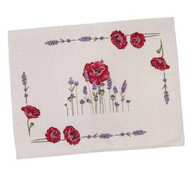 Серветка-підкладка під тарілку гобеленова 37х49 (RUNNER932-49) LiMaSo, Тип: сети та підтарільники, Основний колір: червоний, Форма скатертини: прямокутна, Розмір: 37x49