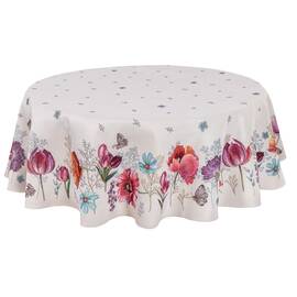 Скатертина гобеленова O160 (ROUND1002-160D) LiMaSo, Тип: скатерти, Цвет: фиолетовый, Форма скатерти: круглая, Размер: Ø160