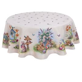Скатертина гобеленова O160 (ROUND 1016-160D) LiMaSo, Тип: скатерти, Цвет: сиреневый, Форма скатерти: круглая, Размер: Ø160