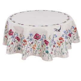 Скатертина гобеленова O160 (ROUND862-160D) LiMaSo, Тип: скатерти, Цвет: сиреневый, Форма скатерти: круглая, Размер: Ø160