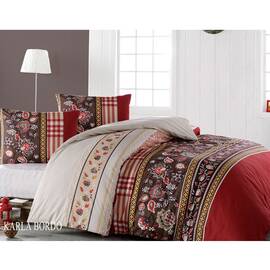 Постельное белье KARLA BORDO ранфорс 200х220 Handy