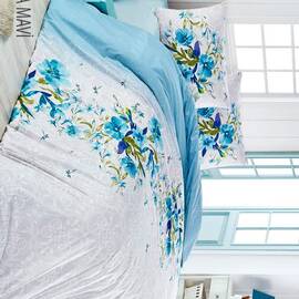 Постільна білизна LEYLA MAVI ранфорс 200х220