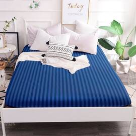 Простынь на резинке MirSon Blue sea 200х220х25 (2200001082045), Цвет: синий, Тип: простыни на резинке, Размер: 200x220