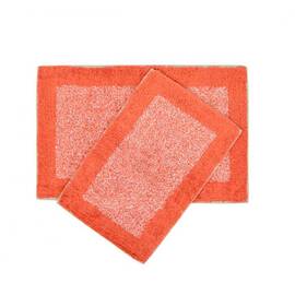Набор ковриков Shalla Fabio mercan коралловый 40x60+50x80 (svt-2000022281447), Цвет: коралловый, Размер: 50x80