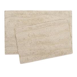 Набор ковриков Shalla Melba bej бежевый 40x60+50x80 (svt-2000022281478), Цвет: бежевый, Размер: 50x80