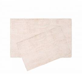 Набор ковриков Shalla Melba ekru молочный 40x60+50x80 (svt-2000022281485), Цвет: кремовый, Размер: 50x80