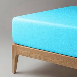 Простынь махровая на резинке L.Blue 80X200 Jersey havlu U-tek (PMLBF80200), Цвет: бирюзовый, Тип: простыни на резинке, Размер: 80x200