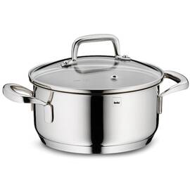 Каструля з кришкою KELA Flavoria 16 см, 1,2 л (10171), Тип: каструля, Об'єм: 1,2 л, Колір: срібний