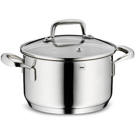 Каструля з кришкою KELA Flavoria 16 см, 1,6 л (10174), Тип: каструля, Об'єм: 1,6 л, Колір: срібний