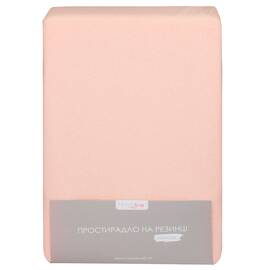 Простирадло махрове на резинці Home Line 90х200 персикове (155232), Колір: персиковий, Тип: простирадла на гумці, Розмір: 90x200