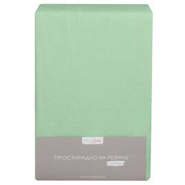 Простирадло махрове на резинці Home Line 160х200 салатове (155239), Колір: салатовий, Тип: простирадла на гумці, Розмір: 160x200