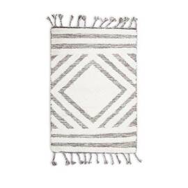 Коврик Irya Hoover siyah/ekru черный/молочный 70x110 (svt-2000022288569), Цвет: черный, Размер: 70x110