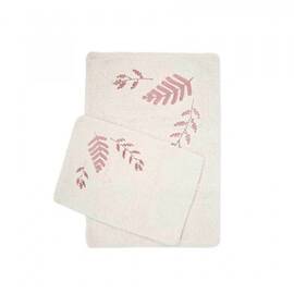 Набор ковриков Irya Finola gul kurusu розовый 60x90+40x60 (svt-2000022288477), Цвет: розовый, Размер: 60x90