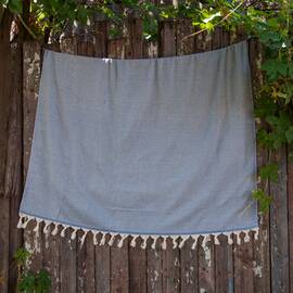 Покривало Barine Stream Throw Denim 135x180 синє (2000022079143)