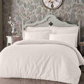 Постельное белье Altinbasak сатин жаккард 160х220 ekru