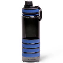 Бутылка спортивная для воды 750 мл (черно-синий) Kamille (2302)