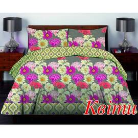 Home Line Бязь Премиум 200х220 Цветы (нав 50х70) (122839)