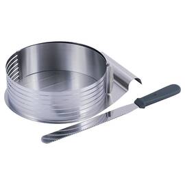 Форма для бісквіту регульована O24,5-33 см з ножем та підносом Kamille (8830)