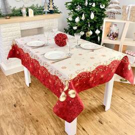 Скатертина гобеленова Новорічне диво 137х280 LiMaSo (RUNNER670-280)