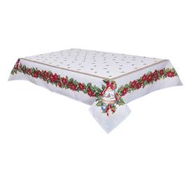 Скатертина гобеленова Різдвяна зірка 137х180 LiMaSo (RUNNER902-180), Тип: скатертини, Основний колір: червоний, Форма скатертини: прямокутна, Розмір: 137x180