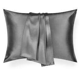 Наволочка шелковая Love you 50x70 светло-серая, Цвет: серый, Тип: наволочки, Размер: 50x70