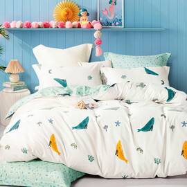 Постільна білизна Love you VIP сатин лайт 200х220 jy 2689, Розмір: двоспальний євро 200х220, Основний колір: зелений