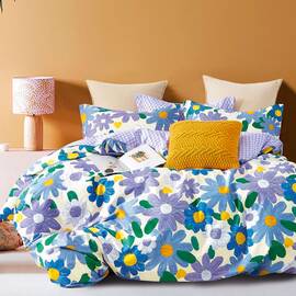 Постільна білизна Love you VIP сатин лайт 200х220 lfs 15019, Розмір: двоспальний євро 200х220, Основний колір: синій