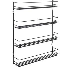 Подставка подвесная 2-х секционная 36х8х45 см черная PEPITO4 LAVA METALTEX (361434)