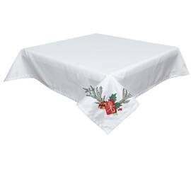 Вишивана скатертина Вишиваний подарунок 135x220 LiMaSo (SKVN013-220), Тип: скатерти, Цвет: белый, Форма скатерти: прямоугольная, Размер: 135x220