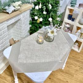 Скатертина лляна 85x85 LiMaSo (SKLB24D1-85)