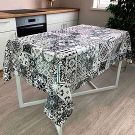 Скатерть 220х136 Milan Прованс (023546), Тип: скатерти, Цвет: графитовый, Форма скатерти: прямоугольная, Размер: 136x220