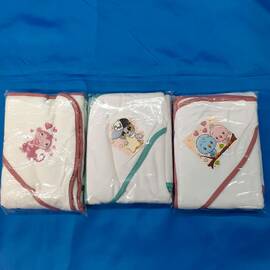 Полотенце детское для купанья велюровое с капюшоном 80x80 кремовый Zeron (18158), Цвет: кремовый, Размер: 80x80