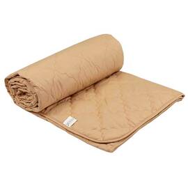 Ковдра 200х220 вовняна Комфорт бежева Руно (322.52ШКУ_Бежевий), Сезонність: демісезонна, Розмір: 200x220