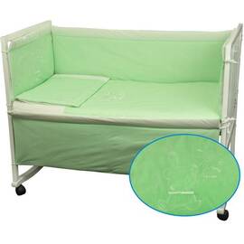 Спальный комплект Ведмедик 4 пр. 60х120 Руно (977ВУ_Салатовий)