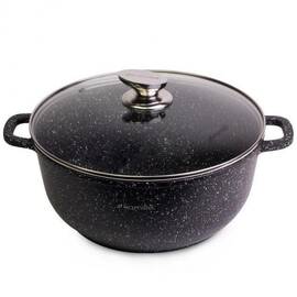 Кастрюля 28x12,5cm Kamille (4406), Тип: кастрюля, Объем: 6,5 л, Цвет: черный