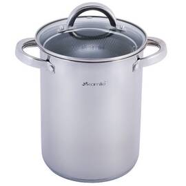 Каструля для спаржі 4л O16x21 см Kamille (5850), Тип: каструля для спаржі, Об'єм: 4 л, Колір: срібний