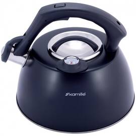 Чайник 3л зі свистком та термометром Kamille (1077A)