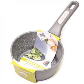 Ківш 1.2л із гранітним покриттям Kamille (4282GR), Тип: ківш, Об'єм: 1,2 л, Колір: сірий