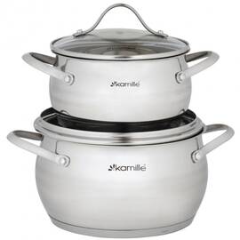 Набір каструль 4 предмети (16x10cm, 20x11,5cm) Kamille (5910)