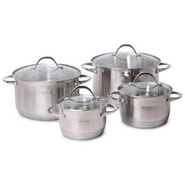 Набір каструль 8 предметів (1.8л, 2.3л, 3.3л, 5.8л; 7-шарове дно) Kamille (4708S)