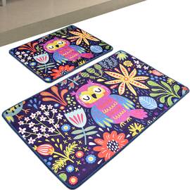 Набор ковриков Chilai Home 60x100, 50x60 OWLS GARDEN DJT