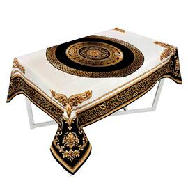 Скатерть гобеленовая 135х140 Baroque Прованс (025407), Тип: скатерти, Цвет: золотой, Форма скатерти: квадратная, Размер: 135x140