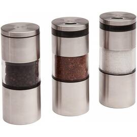 Набір ємностей для спецій 3 шт. Kamille (7027)