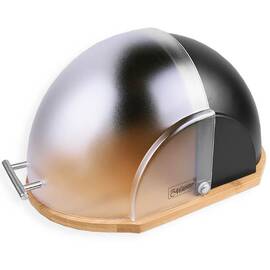 Хлебница Maestro (черная) (MR-1678-BLACK)