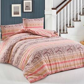 Постельное белье ранфорс 145x220 EKO WENZEL V2 Zeron (17582)